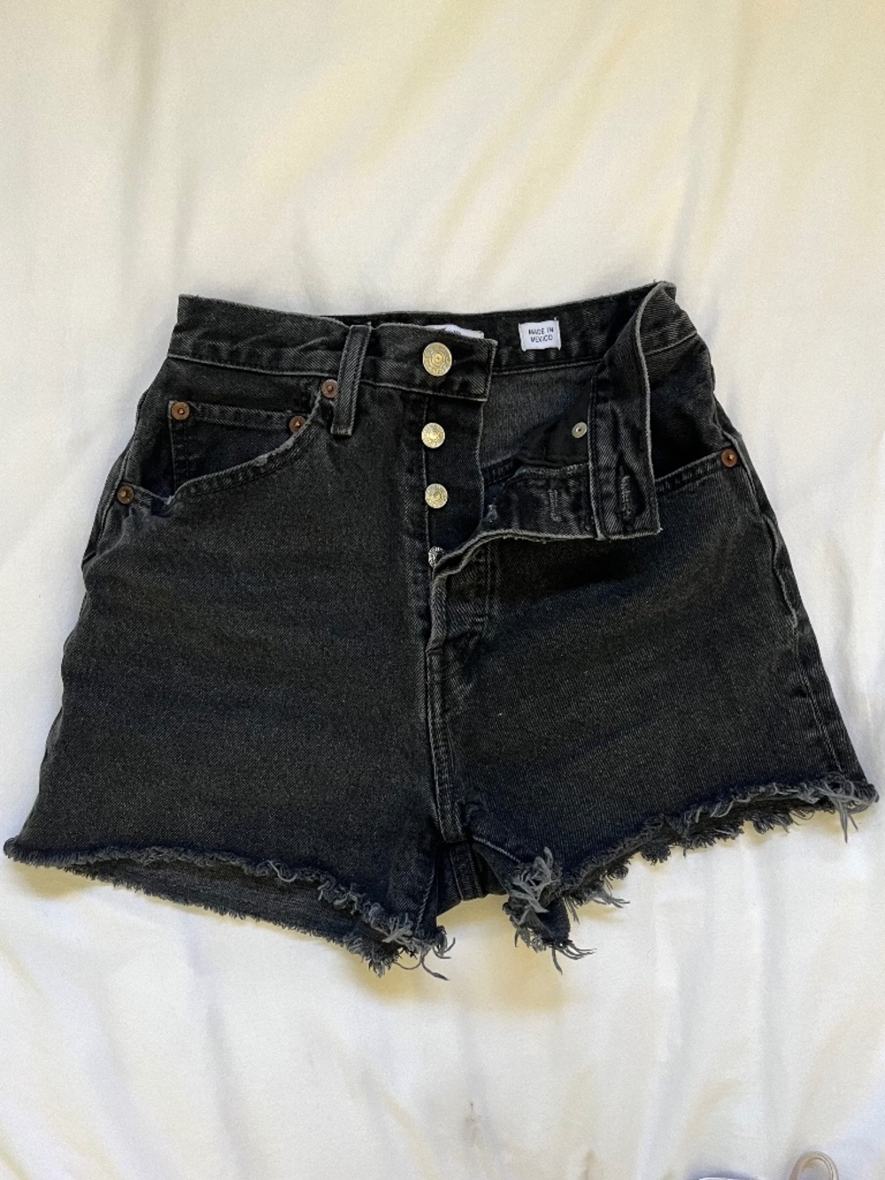 RE/DONE Black Shorts